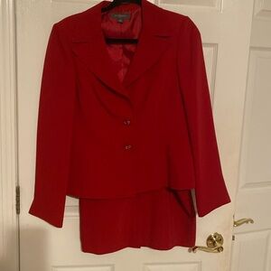 Liz Claiborne size 8 red suit